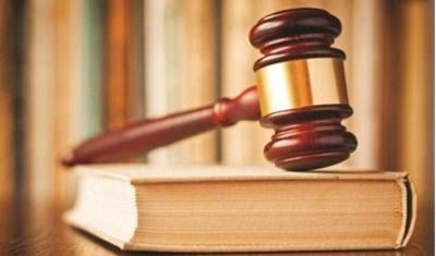 In court