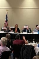 House Districts 34, 35, 36 candidates field questions at Chamber forum