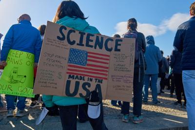 Stand-Up for Science rally