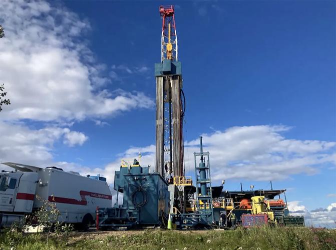 A Hilcorp drilling rig